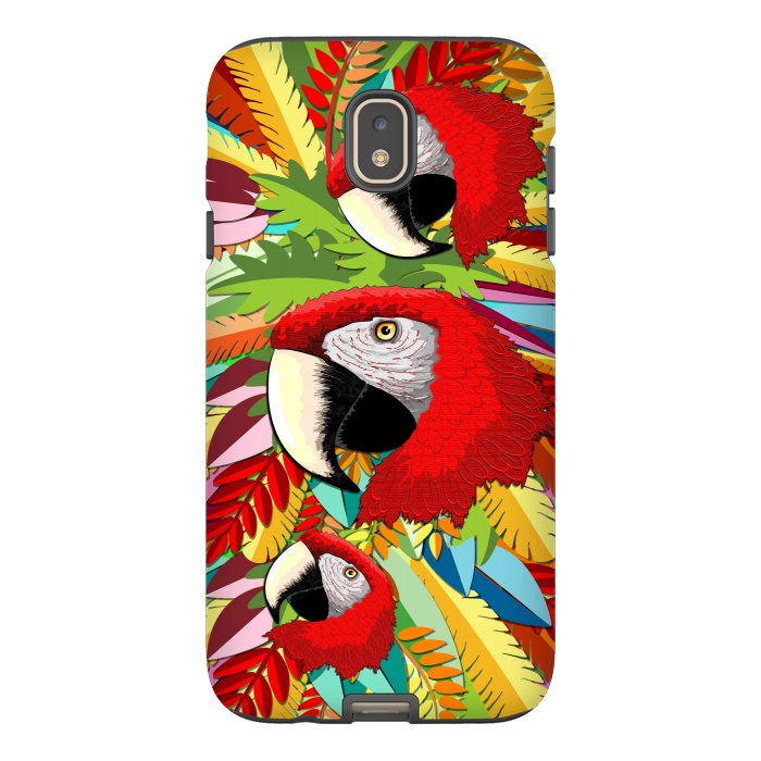 Galaxy J7 StrongFit Macaw Parrot Paper Craft Digital Art by BluedarkArt
