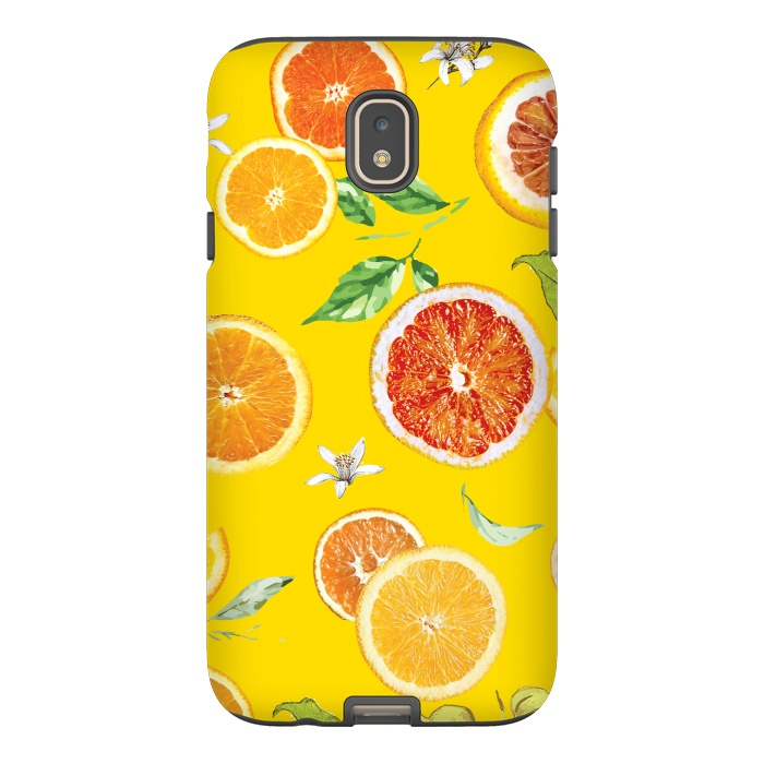 Galaxy J7 StrongFit Orange slices #pattern #trendy #style by Bledi