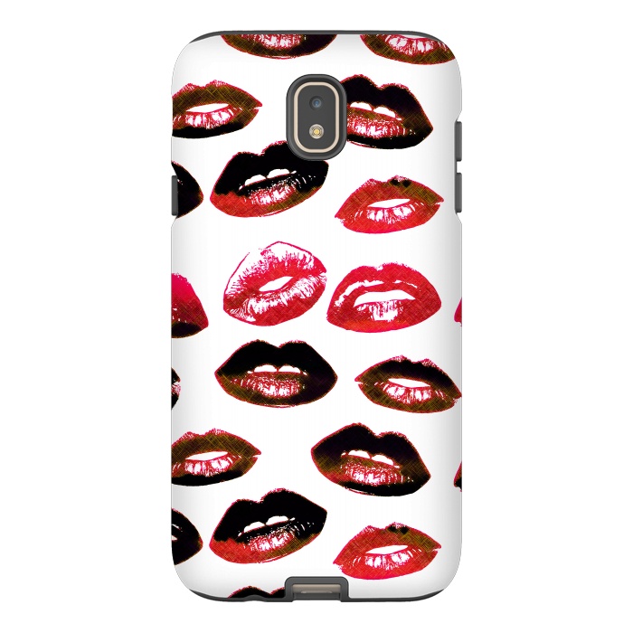 Galaxy J7 StrongFit Dark red lipstick kisses - Valentine by Oana 