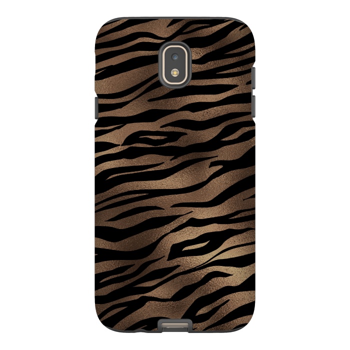 Galaxy J7 StrongFit Mocca and Black Tiger Fur by  Utart