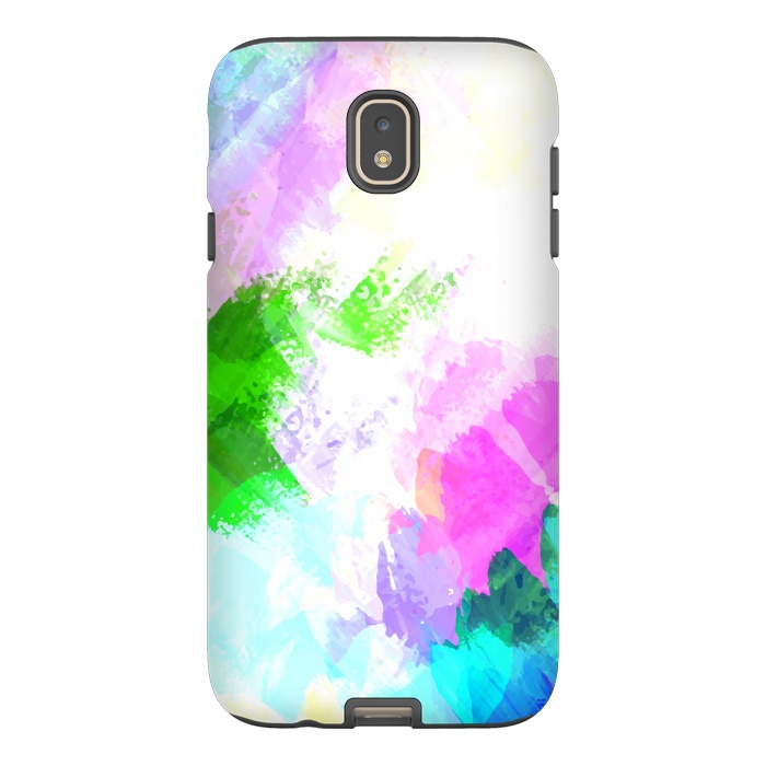 Galaxy J7 StrongFit Abstract watercolor paint by Bledi