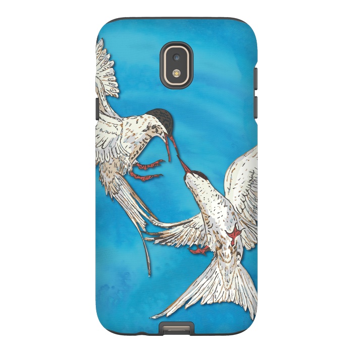 Galaxy J7 StrongFit Arctic Terns by Lotti Brown