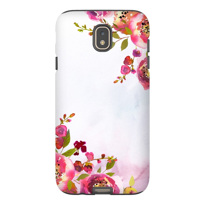 Galaxy J7 StrongFit Pink Florals by  Utart