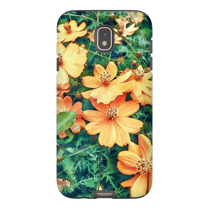 Galaxy J7 StrongFit Floral Garden by Creativeaxle