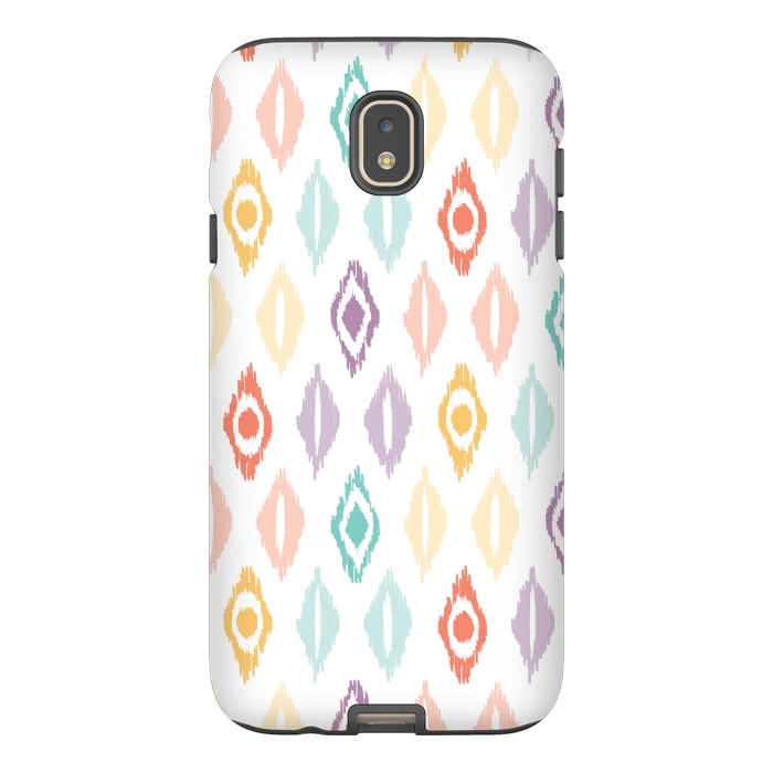 Galaxy J7 StrongFit Cheerful Ikat by Shelley Schmidt