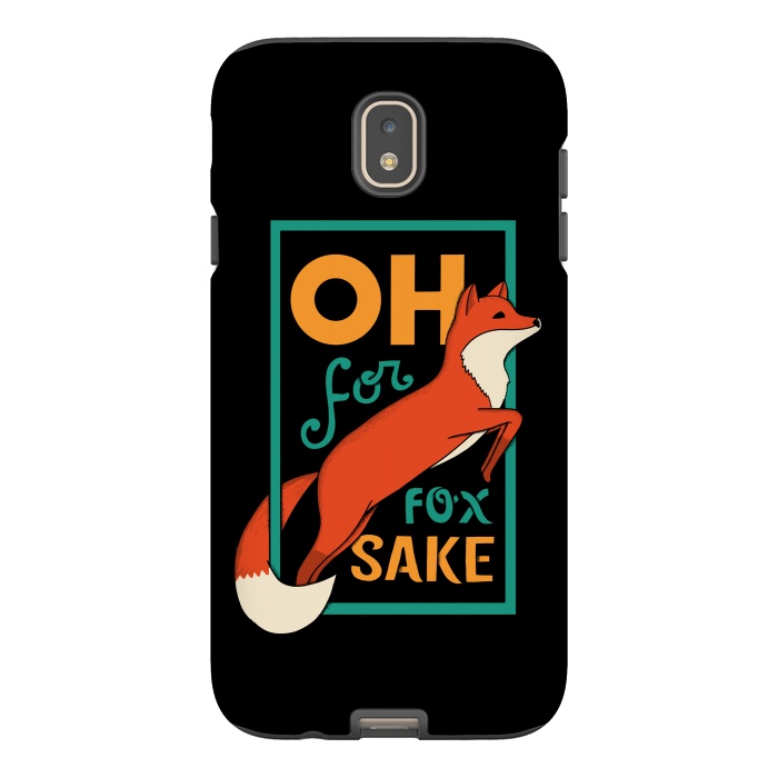 Galaxy J7 StrongFit Oh for fox sake by Coffee Man
