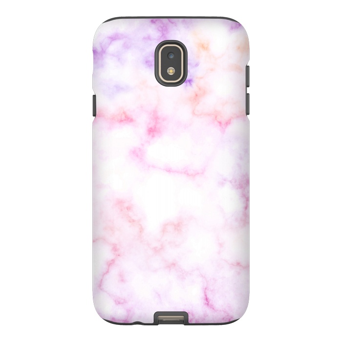 Galaxy J7 StrongFit Pink purple pastel elegant marble by Oana 