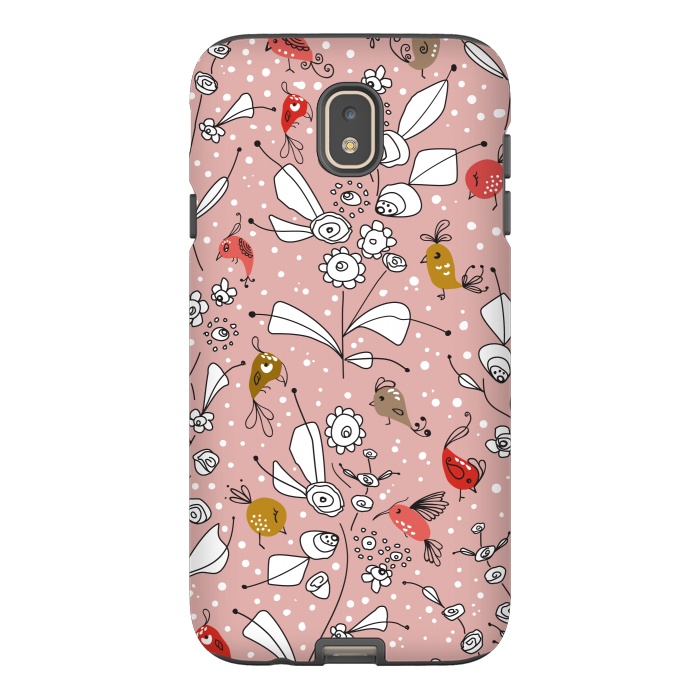 Galaxy J7 StrongFit Bye Bye Birdie - Dusty Rose by Paula Ohreen