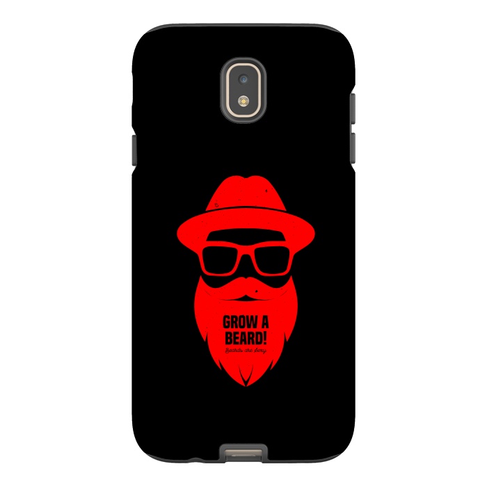 Galaxy J7 StrongFit beard on red by TMSarts