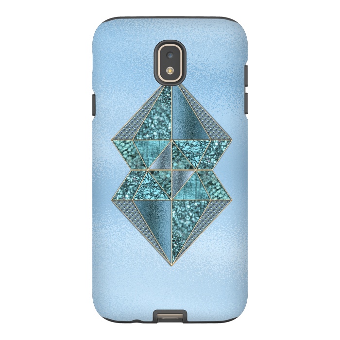Galaxy J7 StrongFit Blue Double Diamond 2 by Andrea Haase