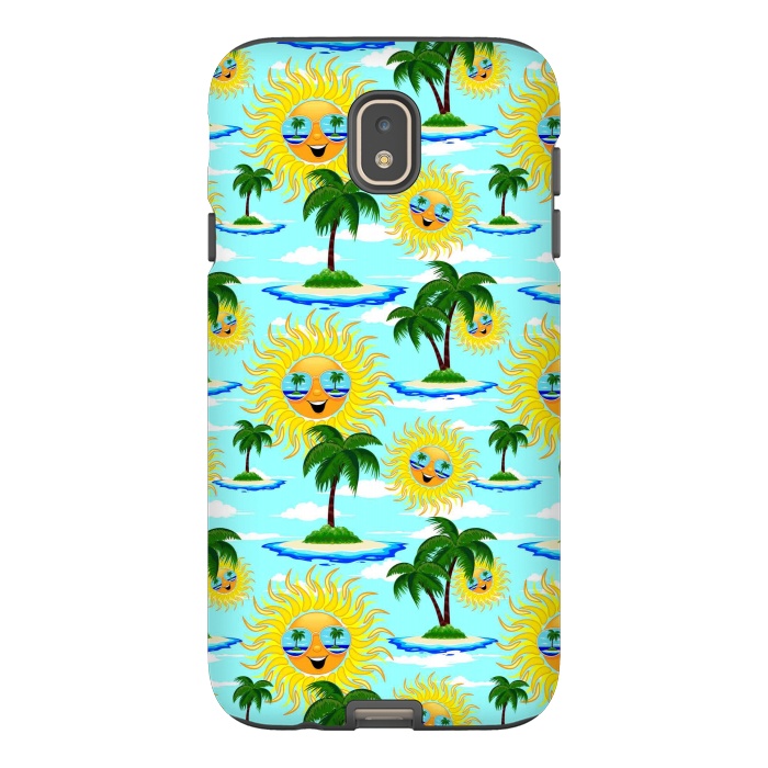 Galaxy J7 StrongFit Happy Summer Sun on Tropical Island by BluedarkArt