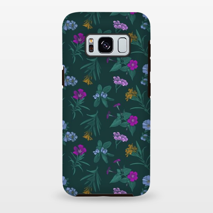 Galaxy S8 plus StrongFit Tropical Flowers by Tishya Oedit