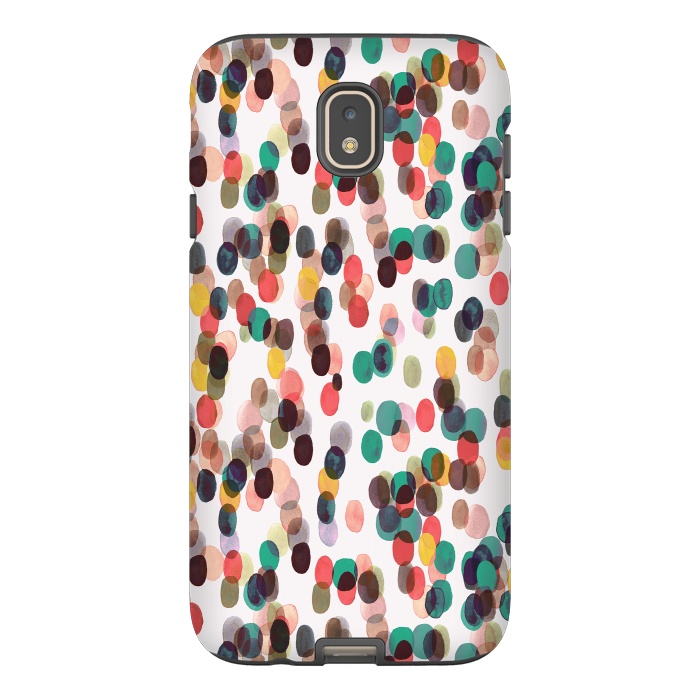 Galaxy J7 StrongFit Relaxing Tropical Colorful Dots by Ninola Design