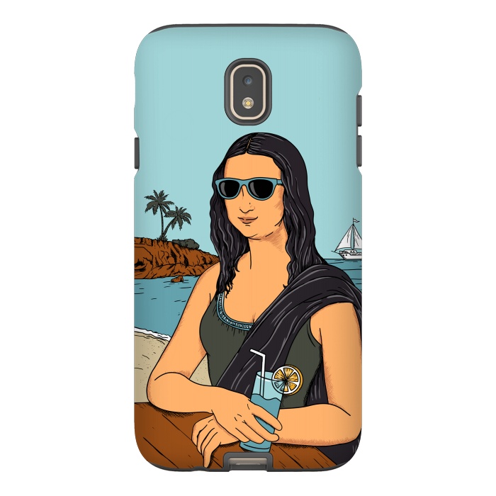Galaxy J7 StrongFit Mona Lisa Beach by Coffee Man