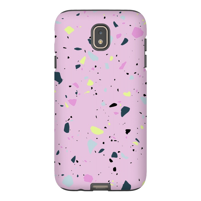 Galaxy J7 StrongFit Terrazo Pink by Ninola Design