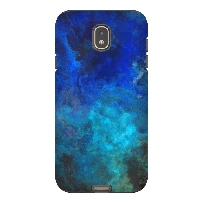 Galaxy J7 StrongFit Blue Malachit Stone by Andrea Haase