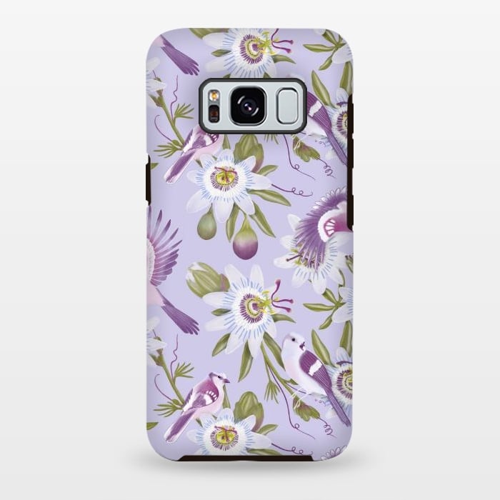 Galaxy S8 plus StrongFit Passion Flowers by Tishya Oedit