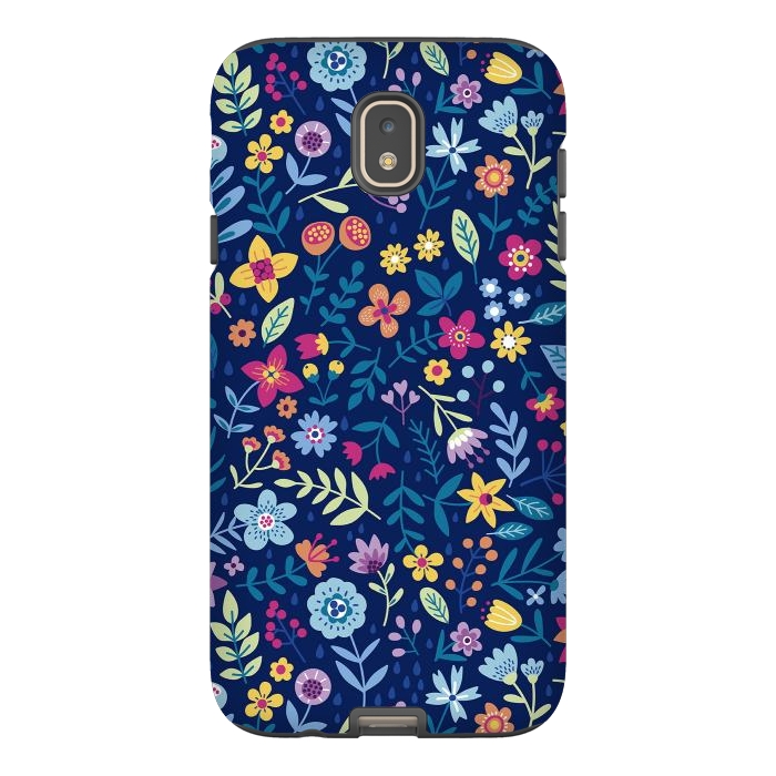 Galaxy J7 StrongFit Multicolor Beautiful Flowers  by ArtsCase