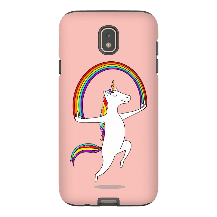 Galaxy J7 StrongFit Unicorn Magic pink by Coffee Man