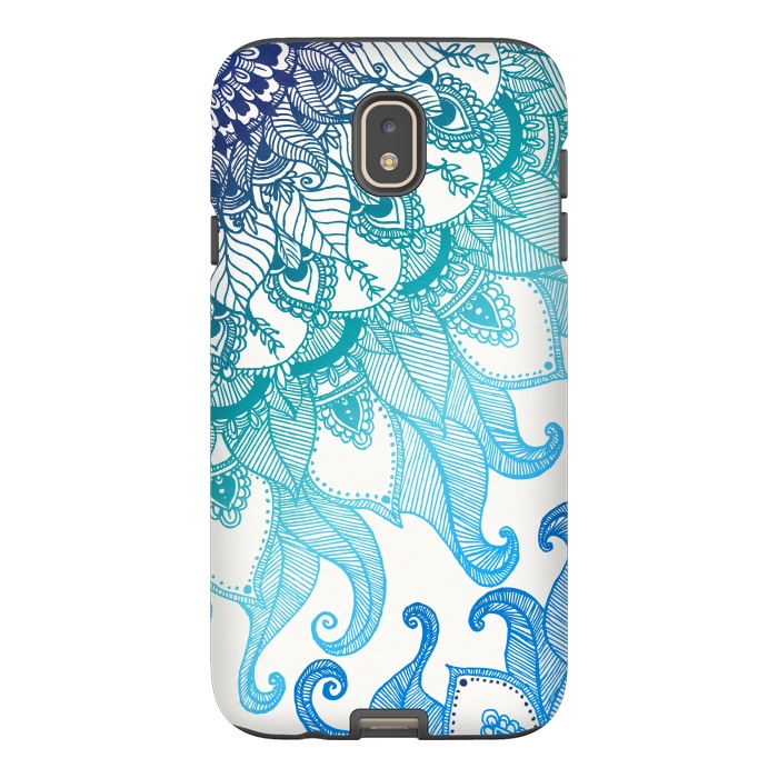 Galaxy J7 StrongFit Mermaid Mandala by Rose Halsey