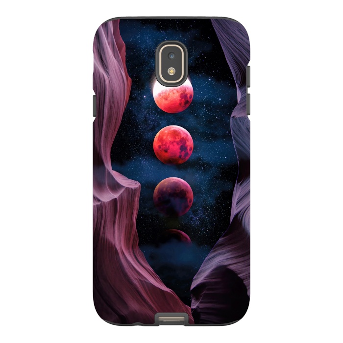 Galaxy J7 StrongFit Grand Canyon with Space & Bloody Moon - Collage V by Art Design Works