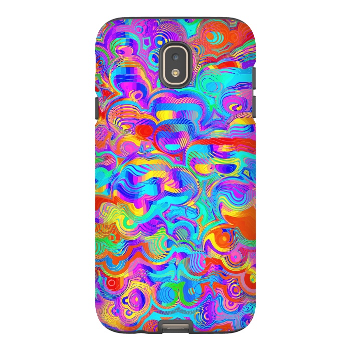 Galaxy J7 StrongFit Abstract Colorful Design by Art Design Works