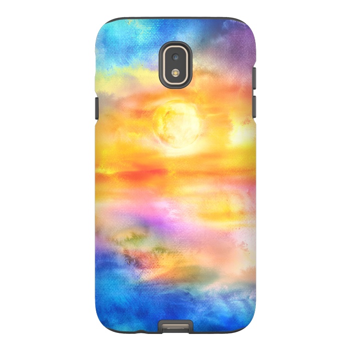 Galaxy J7 StrongFit Abstract Sunset Artwork II by Art Design Works