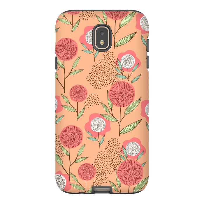 Galaxy J7 StrongFit Simple Flowers In Pastel by ArtsCase