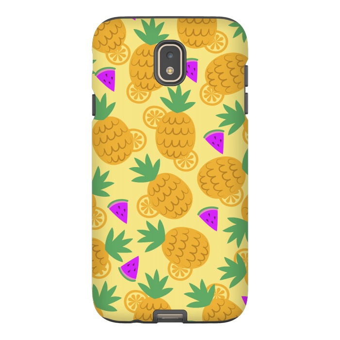 Galaxy J7 StrongFit Rain Of Watermelons And Pineapples by ArtsCase