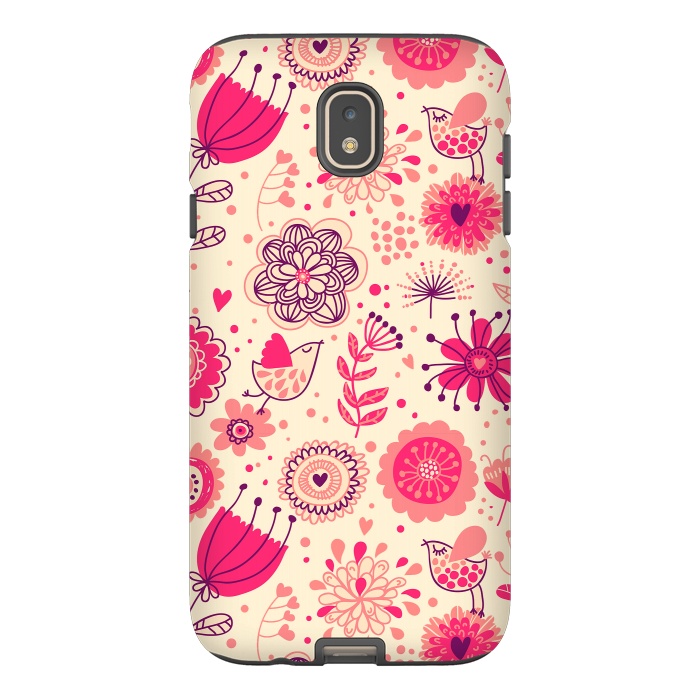 Galaxy J7 StrongFit Romantic Flowers In Spring by ArtsCase