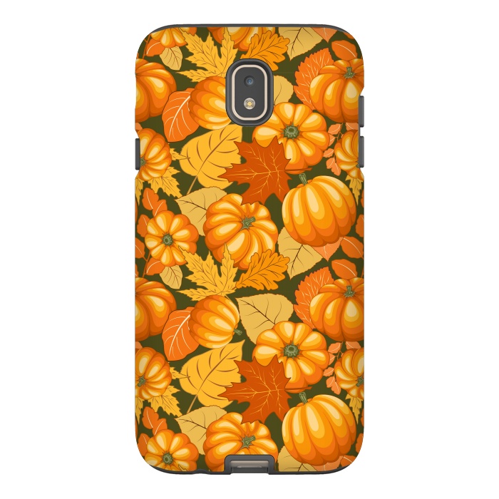 Galaxy J7 StrongFit Pumpkins and Autumn Leaves Party by BluedarkArt