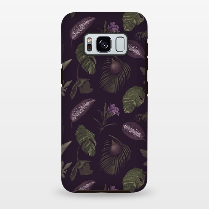 Galaxy S8 plus StrongFit Tropical Figs by Tishya Oedit