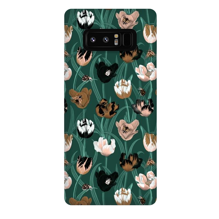 Galaxy Note 8 StrongFit Tulips by Tishya Oedit