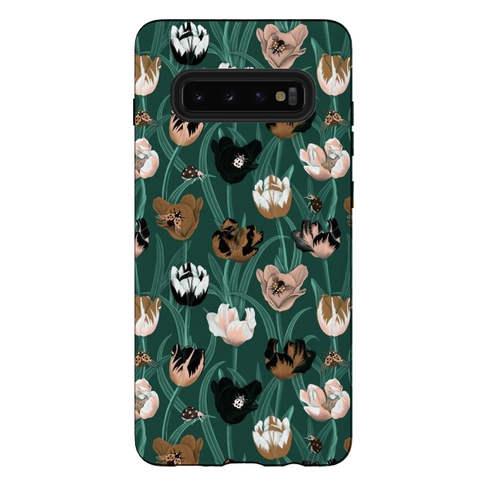 Galaxy S10 plus StrongFit Tulips by Tishya Oedit