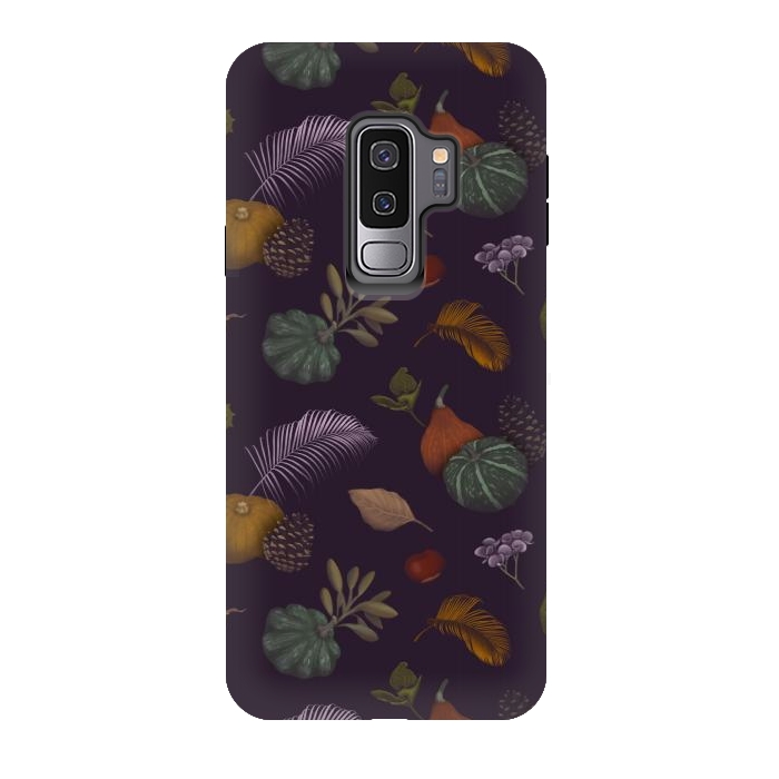 Galaxy S9 plus StrongFit Fall Pumpkins by Tishya Oedit