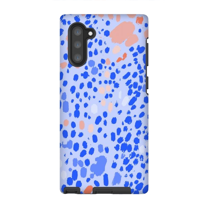 Galaxy Note 10 StrongFit Violet Leopard by Uma Prabhakar Gokhale