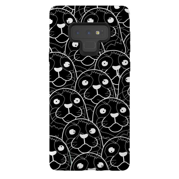 Galaxy Note 9 StrongFit Crazy seals by Steve Wade (Swade)
