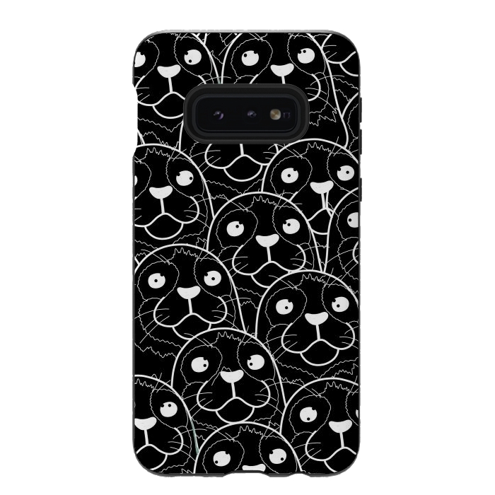 Galaxy S10e StrongFit Crazy seals by Steve Wade (Swade)