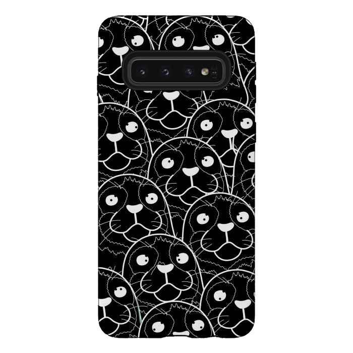 Galaxy S10 StrongFit Crazy seals by Steve Wade (Swade)