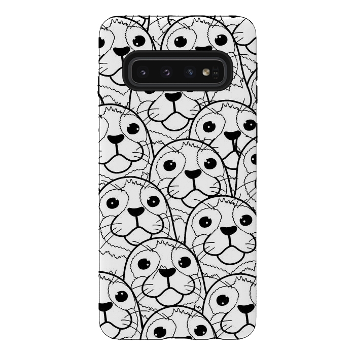 Galaxy S10 StrongFit Crazy seals 2 by Steve Wade (Swade)