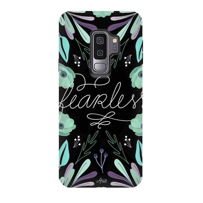 Galaxy S9 plus StrongFit Fearless by Anis Illustration