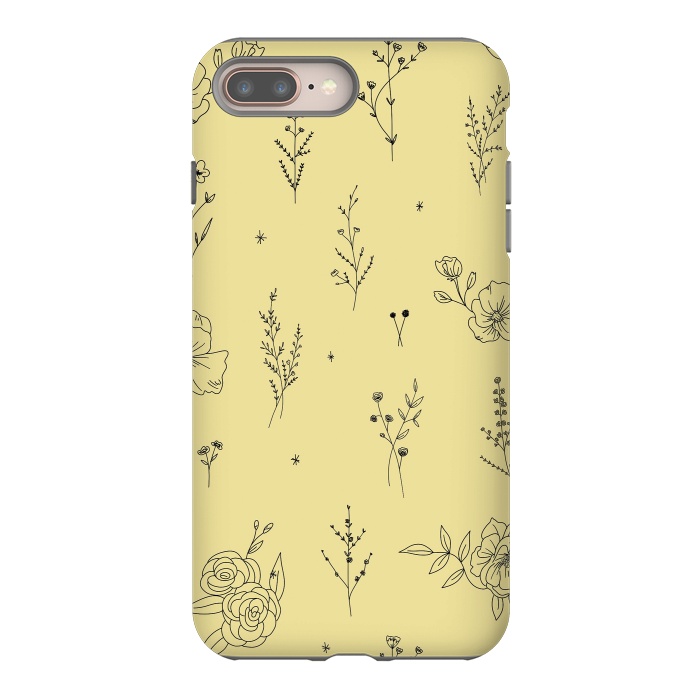 iPhone 7 plus StrongFit Flowers & Wildflowers by Anis Illustration