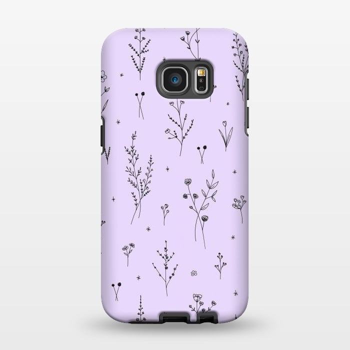 Galaxy S7 EDGE StrongFit Magic Wildflowers by Anis Illustration