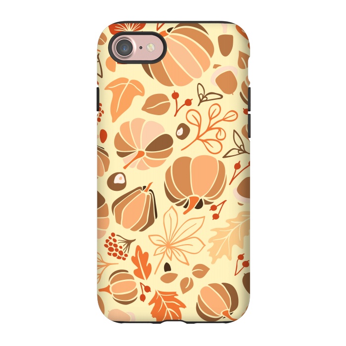 iPhone 7 StrongFit Fall Fruits in Orange and Yellow by Paula Ohreen