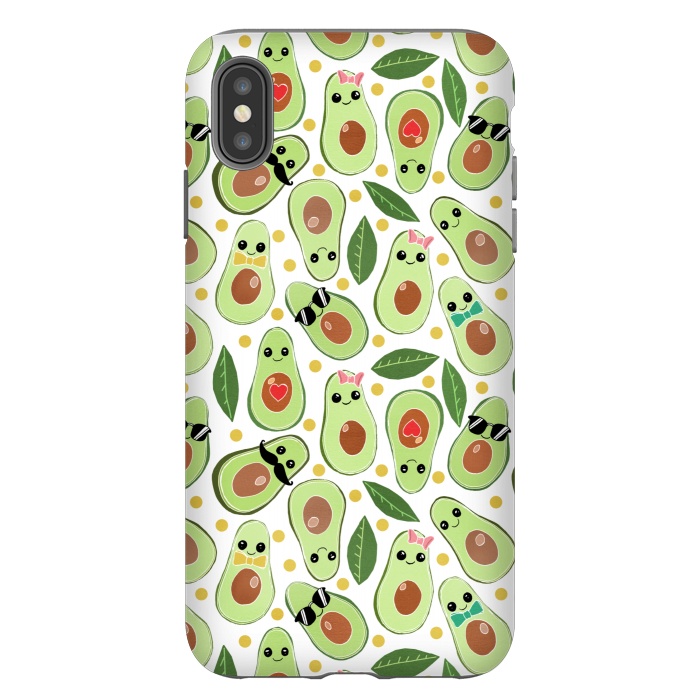 iPhone Xs Max StrongFit Stylish Avocados by Tangerine-Tane