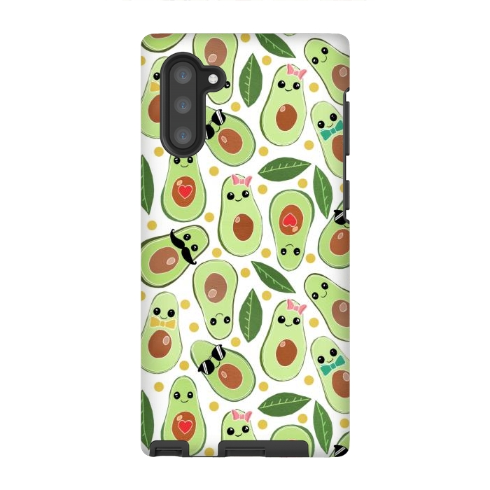 Galaxy Note 10 StrongFit Stylish Avocados by Tangerine-Tane
