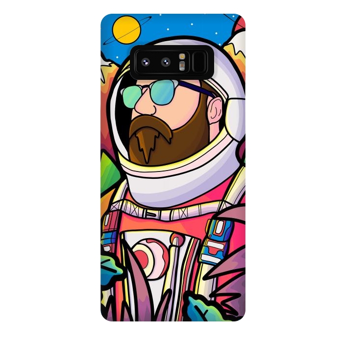 Galaxy Note 8 StrongFit The astronaut explorer by Steve Wade (Swade)