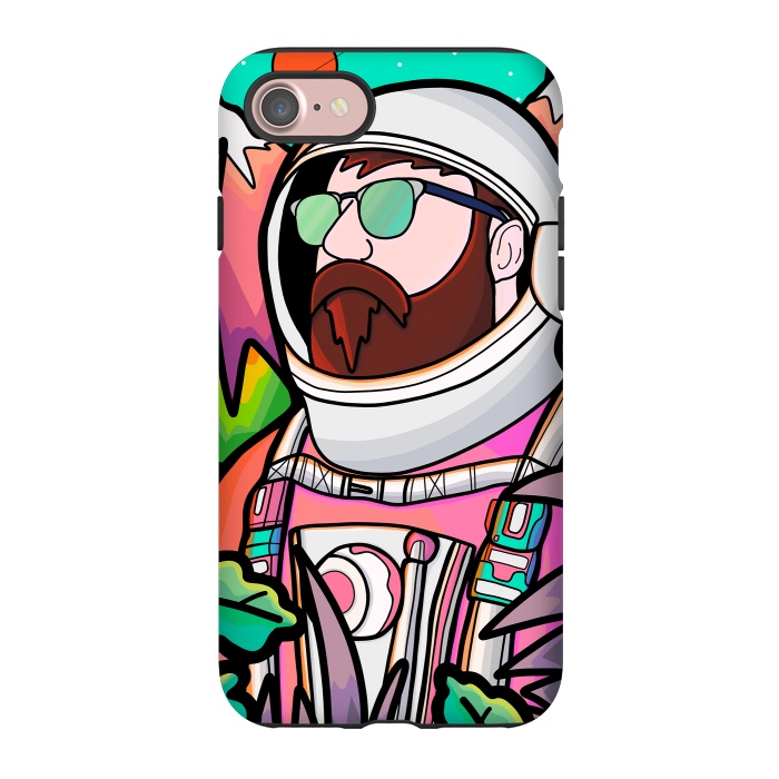 iPhone 7 StrongFit Pastel astronaut by Steve Wade (Swade)