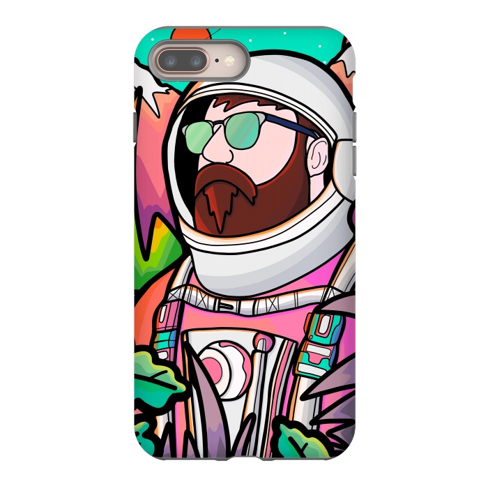 iPhone 7 plus StrongFit Pastel astronaut by Steve Wade (Swade)