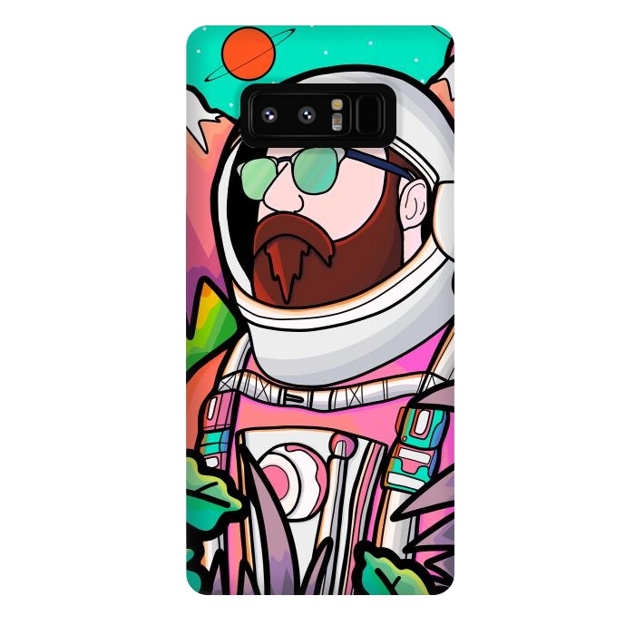 Galaxy Note 8 StrongFit Pastel astronaut by Steve Wade (Swade)